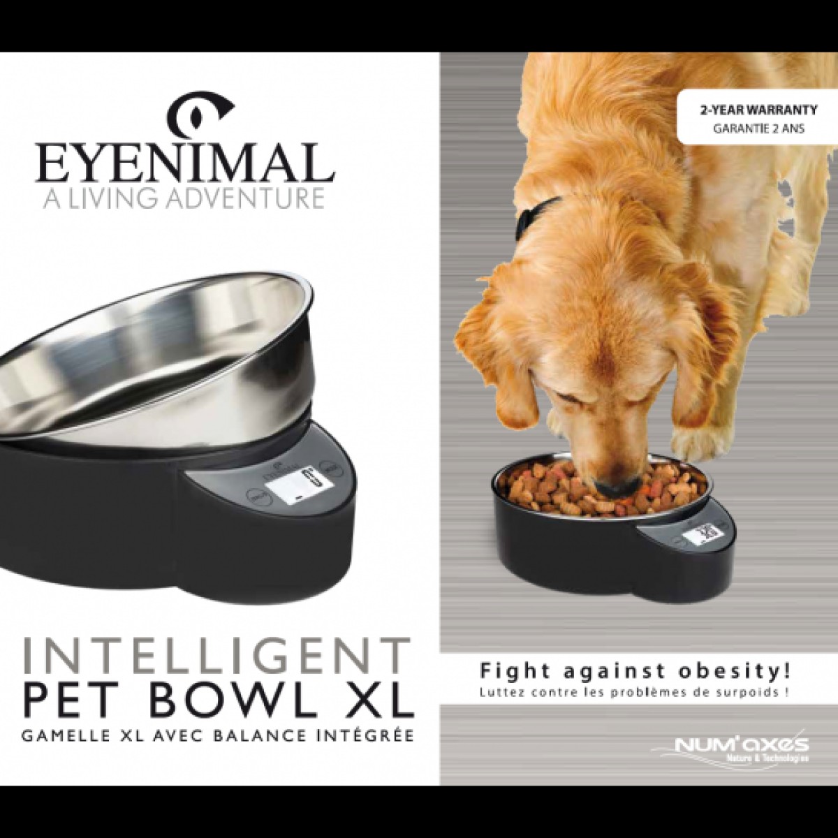 Indas „EYENIMAL Intelligent Pet Bowl XL black”
