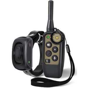 Elektrinis antkaklis skirtas šuns dresūrai „Dog training PS5-Black”