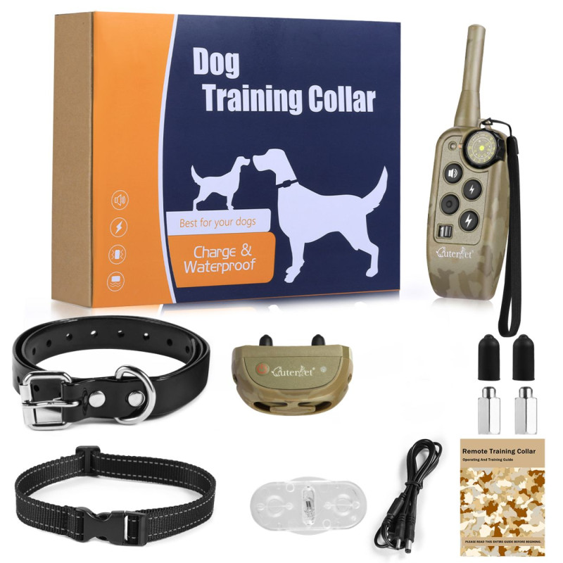 Elektrinis antkaklis skirtas šuns dresūrai „Dog training PS5”