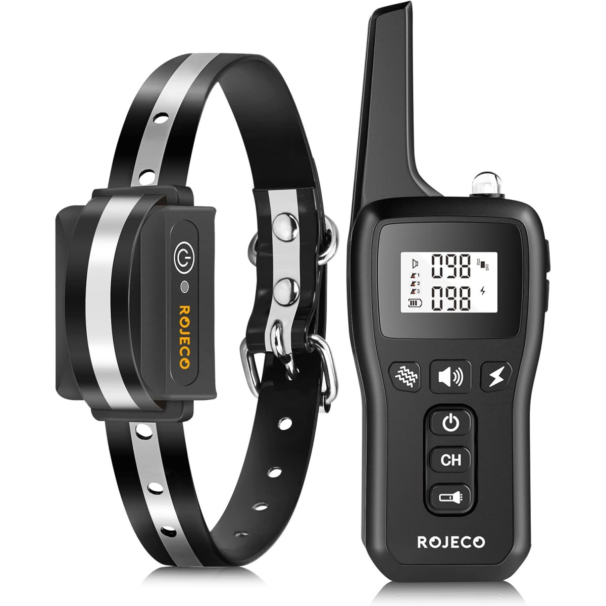 Elektrinis antkaklis dresūrai „ROJECO PD529 Black”