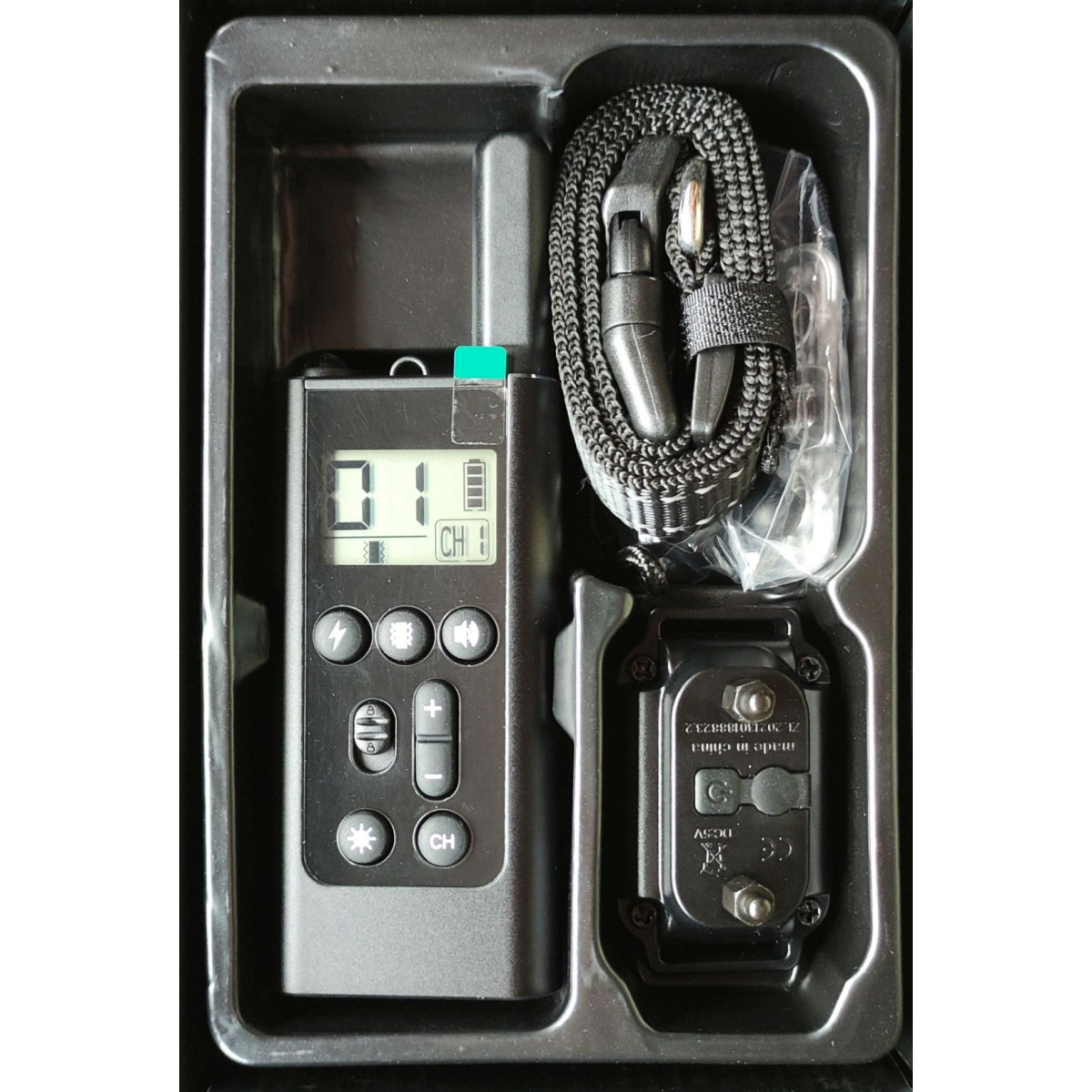 Dresavimui šuns elektrinis antkaklis „ZL-202 Black”