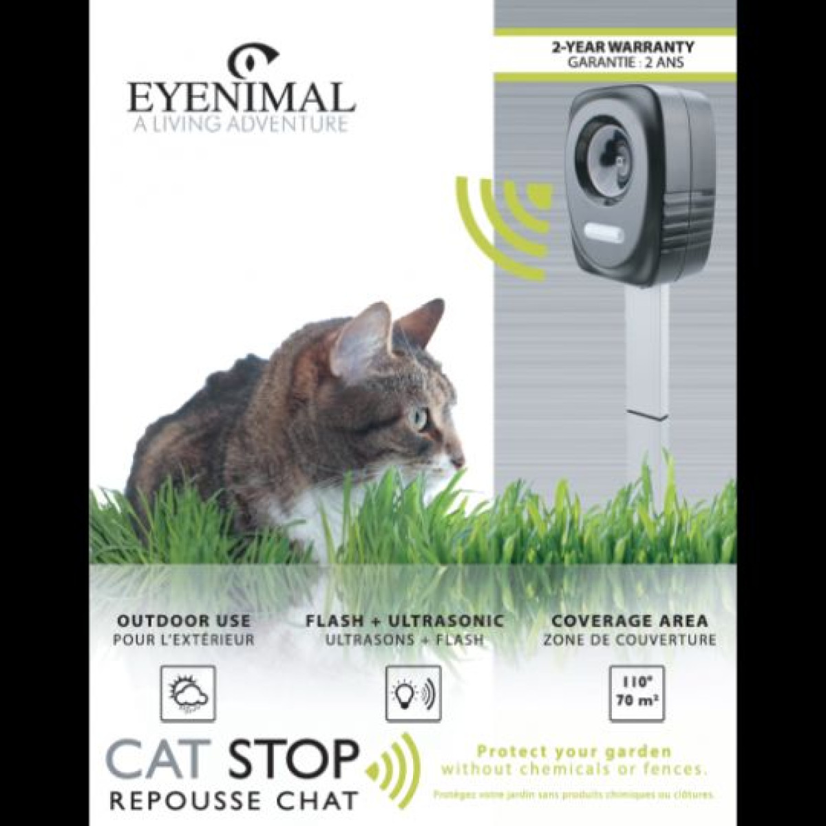 Sistema kačių atbaidymui „EYENIMAL Cat Stop”